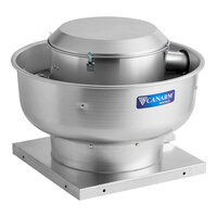 Canarm 12 1/4" Variable Speed Capable Upblast Direct Drive Aluminum Exhaust Fan ALX120-UD033V - 1,400 CFM, 1,650 RPM, 120/240V, 1 Phase