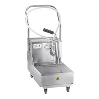 Fryclone OF-55 55 lb. Low-Profile Portable Fryer Oil Filter Machine with 2-Way Pump - 120V