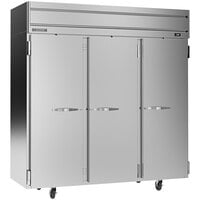 Beverage-Air HFPS3HC-1S Horizon Series 78" 3 Door Top Mounted Reach-In Freezer