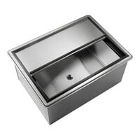Krowne Royal Series D2712 20" x 27" Stainless Steel Drop-In Ice Bin - 73 lb.