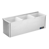San Jamar B6183L EZ-Chill 3-Compartment Stainless Steel Condiment Bar