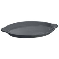 Tablecraft CW3030GR 20" x 14" Granite Cast Aluminum Oval Shell Platter