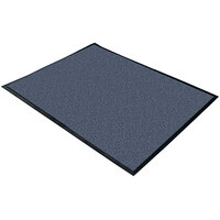 Cactus Mat 1470M-34 Blue Washable Rubber-Backed Carpet - 3' x 4'