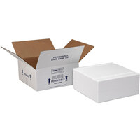 Polar Tech Thermo Chill Insulated Shipping Box with Foam Container 14" x 14" x 8" - 24/Pallet