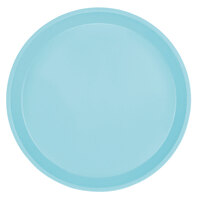 Cambro 900177 9" Round Sky Blue Customizable Fiberglass Camtray - 12/Case