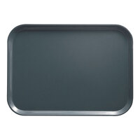 Cambro 1318401 12 5/8" x 17 3/4" x 11/16" Rectangular Slate Blue Fiberglass Camtray - 12/Case