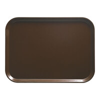 Cambro 3253116 12 3/4" x 20 7/8" (32,5 x 53 cm) Rectangular Metric Brazil Brown Fiberglass Camtray - 12/Case