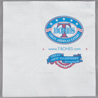 Choice White 2-Ply Customizable Beverage / Cocktail Napkins - 3000/Case