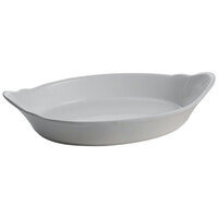 Tablecraft CW1720N 1.3 Qt. Natural Oval Au Gratin Dish