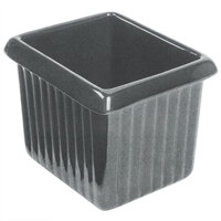 Tablecraft CW1520GR 1 Qt. Granite Cast Aluminum Rectangle Server with Ridges