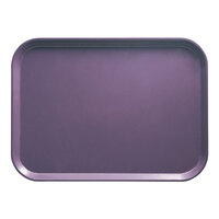 Cambro 1318551 12 5/8" x 17 3/4" x 11/16" Rectangular Grape Fiberglass Camtray - 12/Case