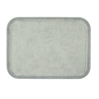 Cambro 1318531 12 5/8" x 17 3/4" x 11/16" Rectangular Galaxy Antique Parchment Silver Fiberglass Camtray - 12/Case