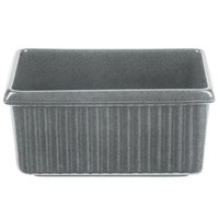 Tablecraft CW1530GR 3 Qt. Granite Rectangle Server with Ridges