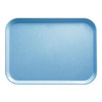 Cambro 3253518 12 3/4" x 20 7/8" (32,5 x 53 cm) Rectangular Metric Robin Egg Blue Fiberglass Camtray - 12/Case