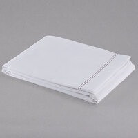 Oxford T200 Superblend XL Queen Size Flat Sheet, 94" x 120" - 12/Case