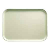 Cambro 3253429 12 3/4" x 20 7/8" (32,5 x 53 cm) Rectangular Metric Key Lime Fiberglass Camtray - 12/Case