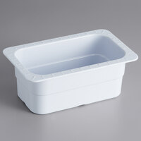 GET ML-28-WH White Melamine 1/4 Size 4" Deep Food Pan - 6/Case