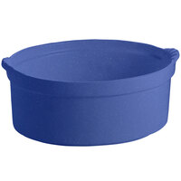 Tablecraft CW3000BS 3.5 Qt. Blue Speckle Shell Casserole Dish