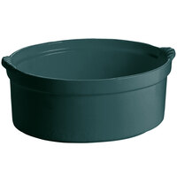 Tablecraft CW3000HGN 3.5 Qt. Hunter Green Shell Casserole Dish