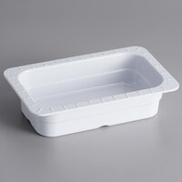 GET ML-29-WH White Melamine 1/4 Size 2 1/2" Deep Food Pan - 6/Case