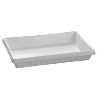 Tablecraft CW2080GY 2 Qt. Gray Cast Aluminum Rectangular Casserole Dish