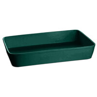 Tablecraft CW20200HGN 15 Qt. Hunter Green Cast Aluminum Extra Large Rectangular Casserole Dish