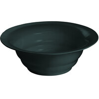 Tablecraft CW3120BKGS 10 Qt. Black with Green Speckle Cast Aluminum Wide Rim Salad Bowl