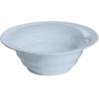 Tablecraft CW3120GY 10 Qt. Gray Cast Aluminum Wide Rim Salad Bowl