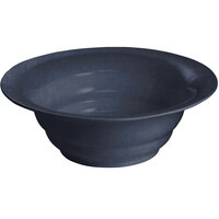 Tablecraft CW3120MBS 10 Qt. Midnight with Blue Speckle Cast Aluminum Wide Rim Salad Bowl