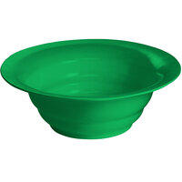 Tablecraft CW3120GN 10 Qt. Green Cast Aluminum Wide Rim Salad Bowl