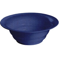 Tablecraft CW3120BS 10 Qt. Blue Speckle Cast Aluminum Wide Rim Salad Bowl