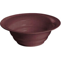 Tablecraft CW3120MAS 10 Qt. Maroon Speckle Cast Aluminum Wide Rim Salad Bowl