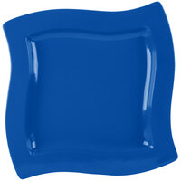 Tablecraft CW3650CBL 13" Square Cobalt Blue Cast Aluminum Euro Platter