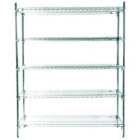 Metro 5A467K3 Stationary Super Erecta Adjustable 2 Series Metroseal 3 Wire Shelving Unit - 24" x 60" x 74"