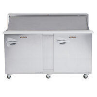 Traulsen UPT6012-RR 60" 2 Right Hinged Door Refrigerated Sandwich Prep Table