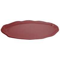 Bon Chef 2065 28" x 12" Terra Cotta Sandstone Finish Cast Aluminum Shell and Fish Platter