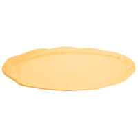 Bon Chef 2065 28" x 12" Ginger Sandstone Finish Cast Aluminum Shell and Fish Platter