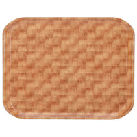 Cambro 3253302 12 3/4" x 20 7/8" (32,5 x 53 cm) Rectangular Metric Light Basketweave Fiberglass Camtray - 12/Case