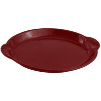 Bon Chef 2072 12" x 17" Terra Cotta Sandstone Finish Cast Aluminum Shell and Fish Platter