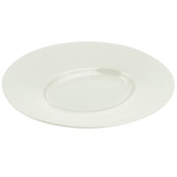 Bon Chef 2090 19" x 16" Ivory Sandstone Finish Cast Aluminum Wide Rim Platter