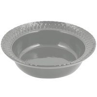 Bon Chef 2307 2.5 Qt. Platinum Gray Sandstone Finish Cast Aluminum Trellis Bowl