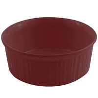 Bon Chef 5053 1.5 Qt. Terra Cotta Sandstone Finish Cast Aluminum Casserole Dish