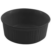 Bon Chef 5054 2.5 Qt. Black Sandstone Finish Cast Aluminum Casserole Dish