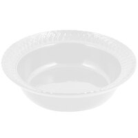 Bon Chef 2307 2.5 Qt. White Sandstone Finish Cast Aluminum Trellis Bowl