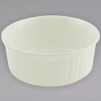 Bon Chef 5053 1.5 Qt. Ivory Sandstone Finish Cast Aluminum Casserole Dish