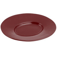 Bon Chef 2090 19" x 16" Terra Cotta Sandstone Finish Cast Aluminum Wide Rim Platter