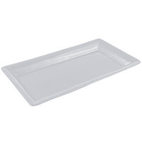 Bon Chef 5057 19" x 10" Pewter-Glo Cast Aluminum Display Pan