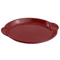 Bon Chef 2073 20" x 14" Terra Cotta Sandstone Finish Cast Aluminum Shell and Fish Platter