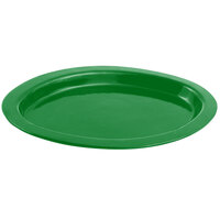 Bon Chef 5110 11" x 17" Calypso Green Sandstone Finish Cast Aluminum Oval Casserole Dish