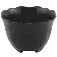 Bon Chef 9060 1.5 Qt. Black Speckled Sandstone Finish Cast Aluminum Garnish Bowl